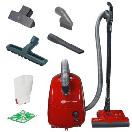 SEBO Airbelt E3 Premium Canister Vacuum Red (91642AM/91647AM)