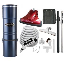 Cana-Vac LS-590 Central Vacuum & TurboCat Pro Combo Kit 