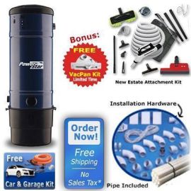 PowerStar Central Vacuum All In One Estate Package