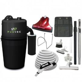 Purvac Killer Whale Central Vacuum & TurboCat Pro Combo Kit