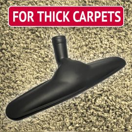 Central Vacuum 12" Scalloped Carpet & Rug Tool