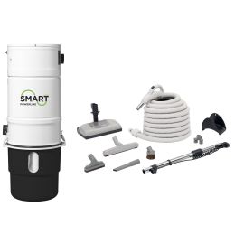 Smart SMP400 Central Vacuum & SMKIT2 Combo Kit 30'