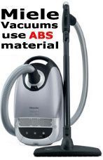 Miele, the best vacuum cleaners on the market, are made with injection-molded ABS materials.